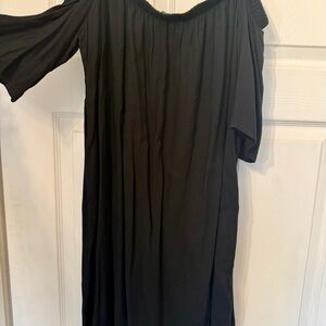 Forever 21 Black Strapless Dress